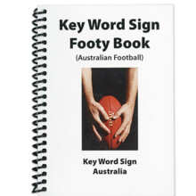 Key Word Sign Footy Book image