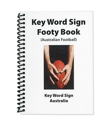 Key Word Sign Footy Book image