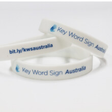 Key Word Sign Wristbands