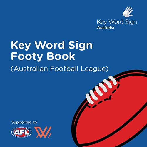 COver of the Key Word Sign Footy Book