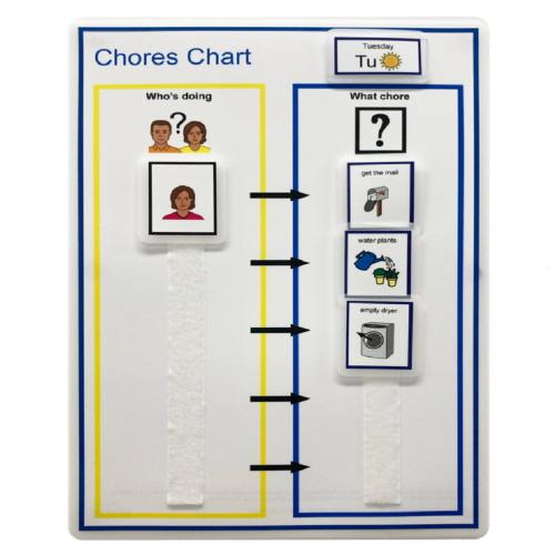 Chores Chart with Cards